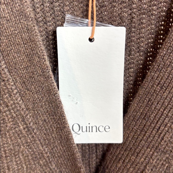 NWT Quince Mongolian Cashmere Fisherman Boxy Cardigan Sweater Small - Picture 9 of 16